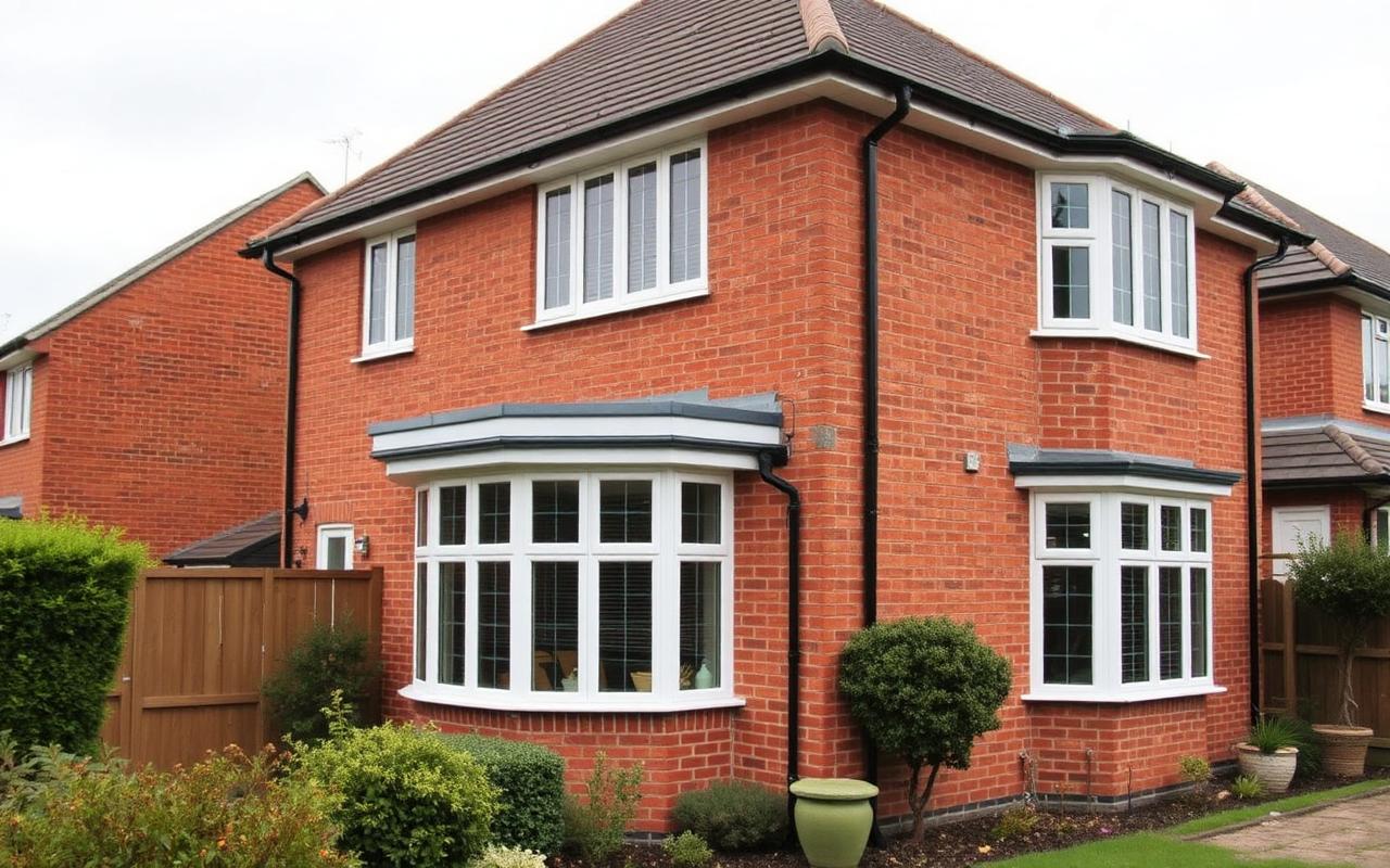 Double-storey side extension with matching brickwork on a 1930s semi in Sevenoaks