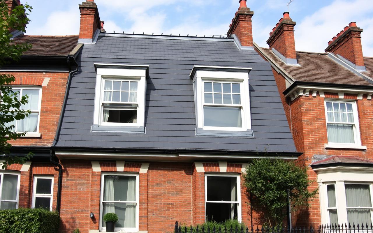 Mansard loft conversion on a Victorian terrace in Sevenoaks