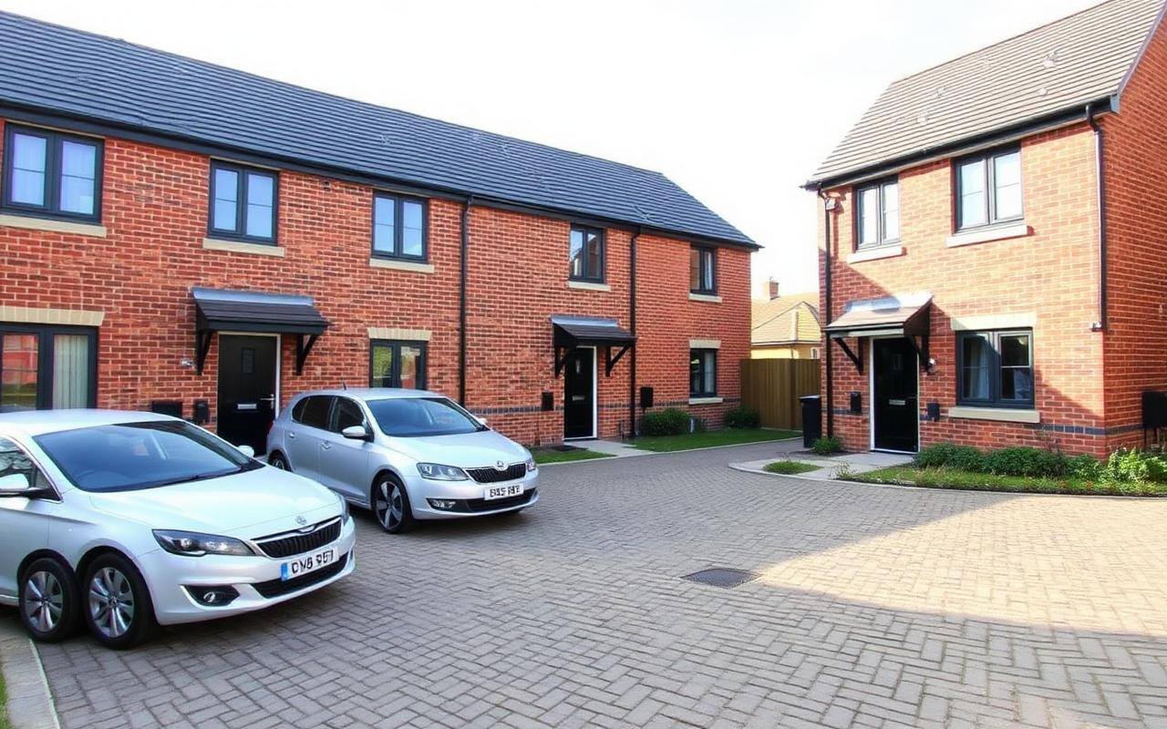 Small mews development of three new build homes in Kent