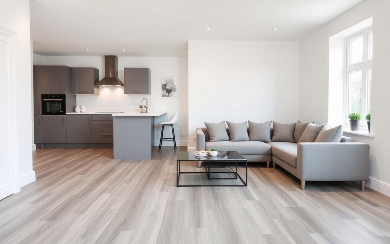 Renovated buy-to-let property with LVT flooring and modern kitchen