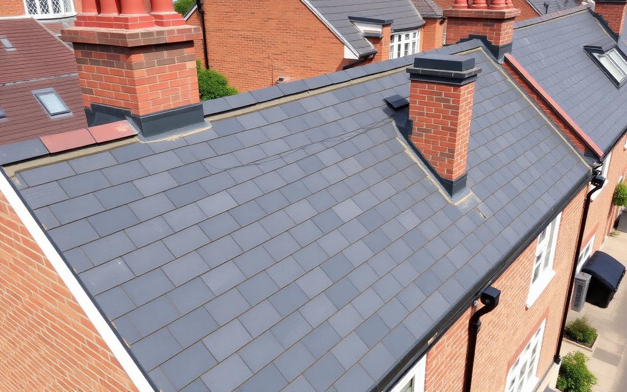 Slate roof restoration on a Victorian property in Sevenoaks Kent